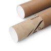 Poster delivered in kraft protective tube