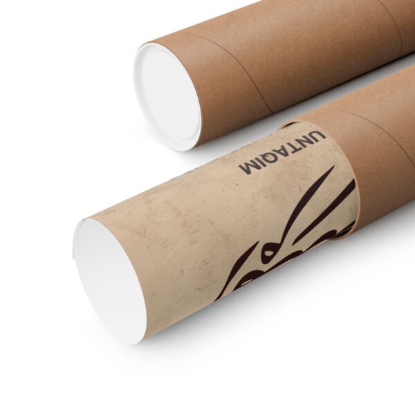 Poster delivered in kraft protective tube