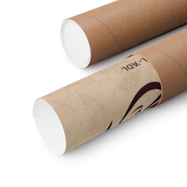 Poster delivered in kraft shipping tube