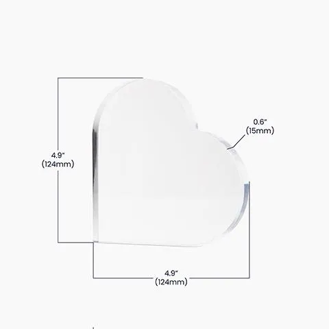 Personalized Arabic Wedding Gift for Couples, Size guide image