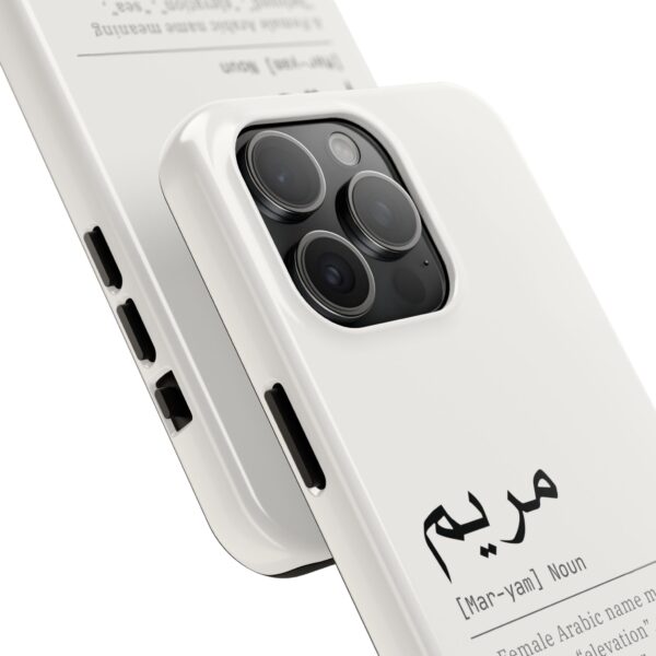 Personalized Arabic Name Phone Case, close-up angle
