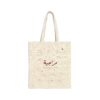 Arabic aesthetic tote bag with cute mood illustrations in Arabic and English