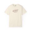 Arabic duck travel graphic t-shirt with the phrase "يلا نضيّع شوي" on Comfort Colors 1717 Ivory.